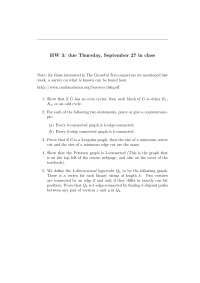 K-Edge Connected Graph - Graph Theory - Homework | Lecture notes Theory ...
