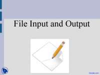 File Input - Introduduction to Jave Programming - Lecture Slides