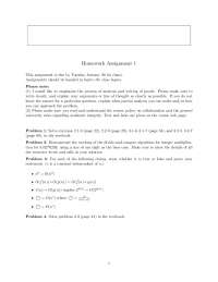 Divide and Conquer Algorithm - Advanced Algorithms - Exam