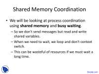 Mutual Exclusion and Shared Memory Coordination: Techniques and Algorithms