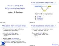 Datatypes - Programming Language - Lecture Slides