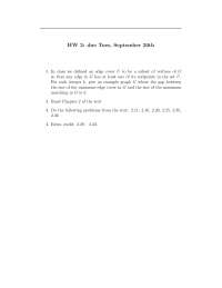 Subset of Vertices - Combinatorial Optimization - Homework
