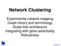 Network Clustering: Understanding Scale-Free Networks and Identifying Network Motifs