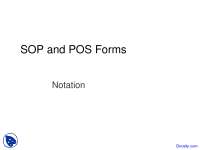 Understanding SOP and POS Forms in Digital Logic: Notation, Computation, and Examples