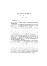 Reductions - Computability and Complexity - Solved Homework