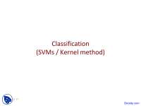 Support Vector Machines (SVMs) for Classification: Wide Margin and Misclassification