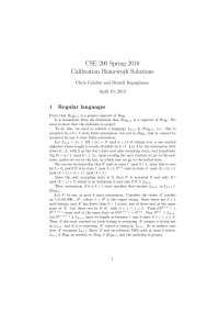 Calibration Homework: Regular Languages, Order Reasoning, Wilson's Theorem