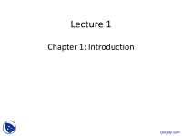 Introduction - Computer Operating Systems - Lecture Slides - Docsity