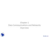 Introduction - Data Communications - Lecture Slides - Docsity