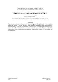 Síntese do Ácido Acetilsalicílico