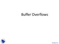 Buffer Overflows: Understanding and Preventing Memory Vulnerabilities
