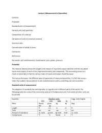 Unit Conversions and Derived Quantities in Metallurgical Engineering