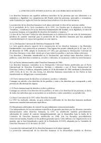 LA PROTECCIÓN INTERNACIONAL DE LOS DERECHOS HUMANOS - Apuntes de ...