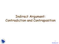 Methods of Proof by Contradiction and Contraposition