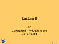 Generalized Permutations - Discrete Mathematics and its Applications - Lecture Slides