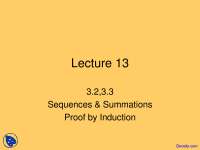 Sequences and Summations - Discrete Mathematics and its Applications - Lecture Slides