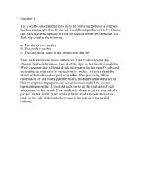 Salesperson - Computers and Programming I - Home Work