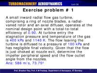 Nozzle Blades - Turbomachinery Aerodynamics - Lecture Slides