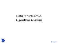 More Lists - Data Structures and Algorithm - Lecture Slides - Docsity