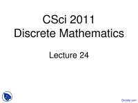 Expected Value and Variance - Discrete Mathematics - Lecture Slides