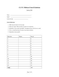 Increasing Order of Growth Rate - Discrete Mathematics - Solved Exam