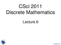Existence Proofs - Discrete Mathematics - Lecture Slides