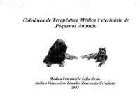 Coletânea de Terapeutica Medica Veterinaria de Pequenos Animais - Apostilas - Veterinaria Parte1