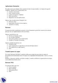 Patrones Web - Apuntes - Arquitectura Web