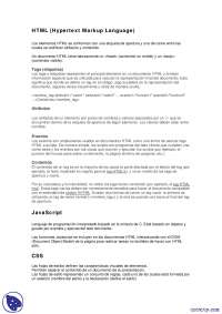 HTML - Apuntes - Arquitectura Web