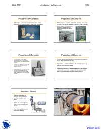 Introduction to Concrete - Civil Engineering Measurements - Lecture ...