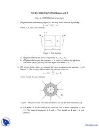 Airy Stress Function - Mechanics of Aerospace Structures - Homework ...