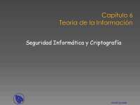 Teoría de la Información  - Apuntes - Seguridad Informática - Informática - Parte 1