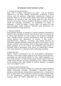 10 żelaznych zasad rozmowy o pracę - Notatki - Negocjacje