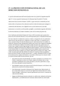LA PROTECCIÓN INTERNACIONAL DE LOS DERECHOS HUMANOS - Apuntes de ...