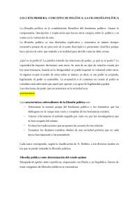 Filosofía Política