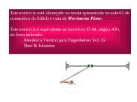 O movimento Plano