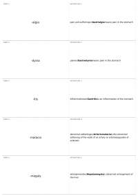 Mod1 Suffixes | LB 270 - Medical Terminology