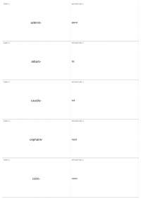 Anatomical Terms and Definitions: A Reference for Medical Students