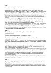 Apuntes Historia de la Propaganda
