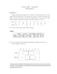 Sample Midterm solved - Applied Statistics for Biology Science | STA ...