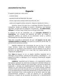 Geografía Política