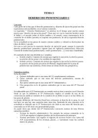 DERERECHO PENITENCIARIO I ConceptoCabe partir de la idea que 