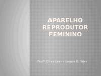 Anatomia do Apparelho Reprodutor Feminino