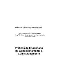 Comissionamento e Condicionamento