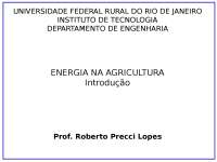 Energia na Agricultura - Apostilas - Engenharia Agrícola