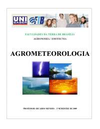 Agrometeorologia FTB - Apostilas - Engenharia Agronômica