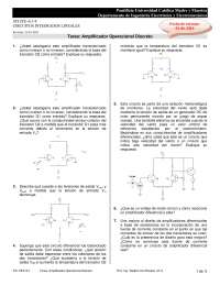 Amplificador Operacional Discreto - Apuntes - Diseño de Sistemas