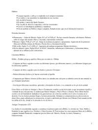 Hebreo - Apuntes - Literatura