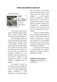 PARA QUE SERVE A ESCOLA - Silvanete Maria, Salobro-BA