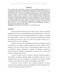 Educação Ambiental e Fenomenologia atraves de Mapas Mentais - Apostilas - Comunicação Social